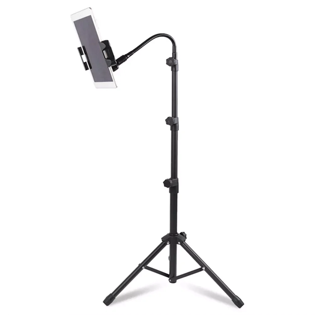 

Adjustable Tripod Floor Stand for iPad iPhone Tablet Phone Holder Support