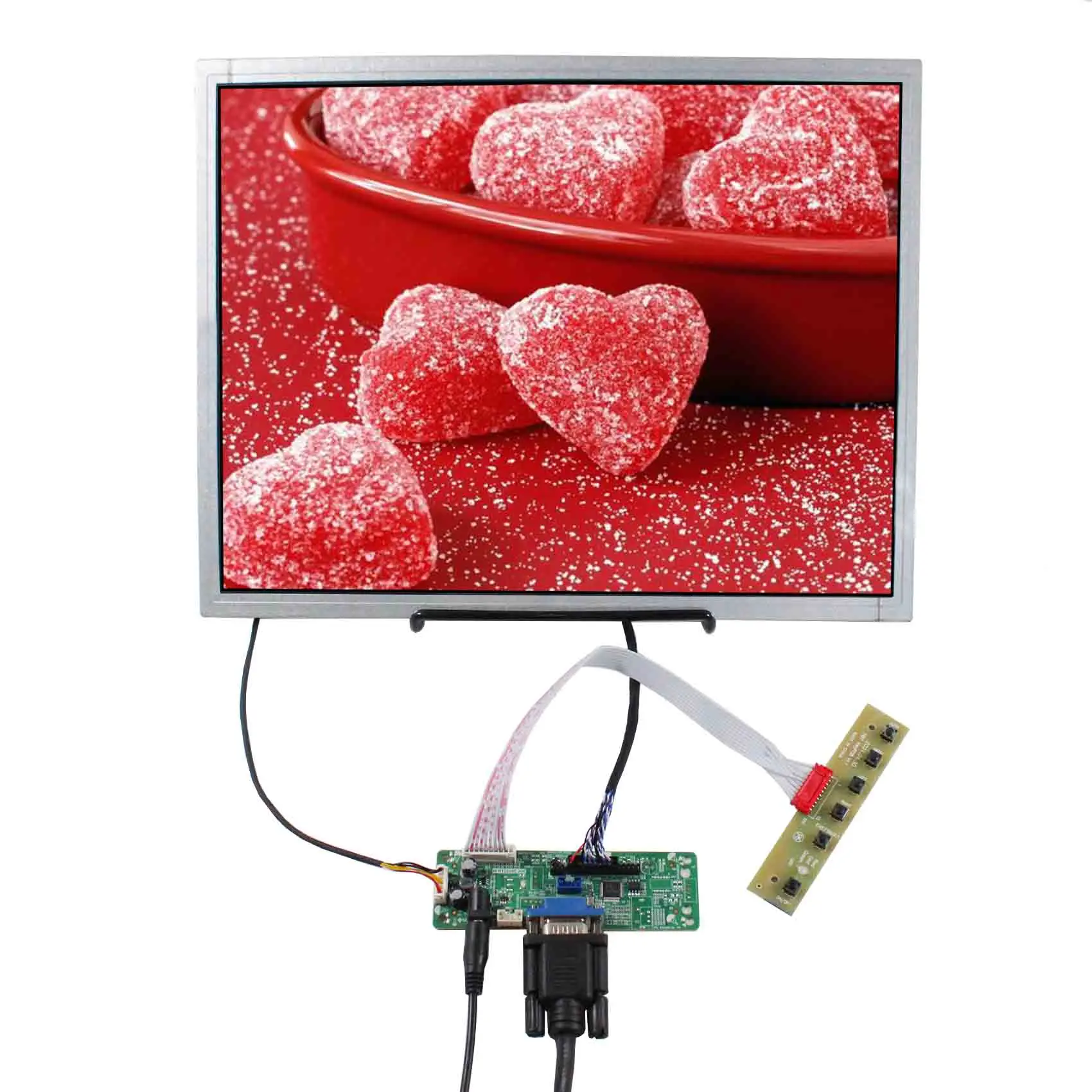 

15 zoll AC150XA01 1024x768 20pin 450nit TTL LCD Screen VGA Controller Board