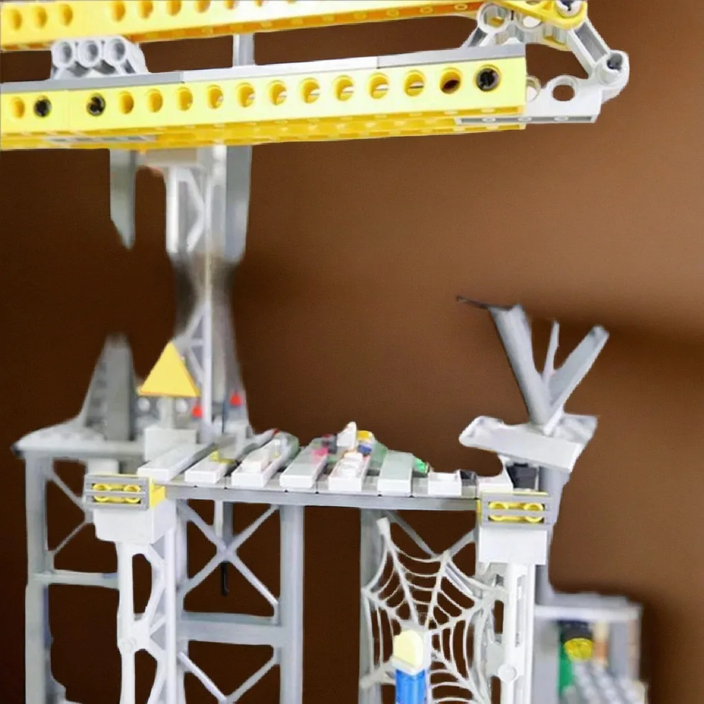 Фото 2458 деталей MOC Spider No Way Home - Статуя Свободы, Финальная Битва, Супергерои Марвел, Модель Человека-Паука, Конструктор, Рождественский Подарок №1