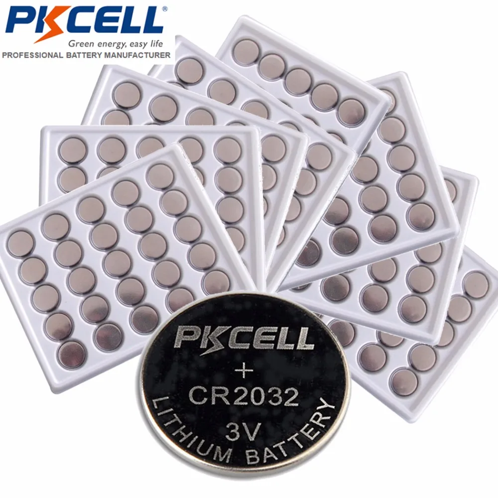 

200Pcs/lot CR2032 3V Lithium Batteries DL2032 CR 2032 KCR2032 5004LC ECR2032 Button Cell Coin Battery for Watches Calculator