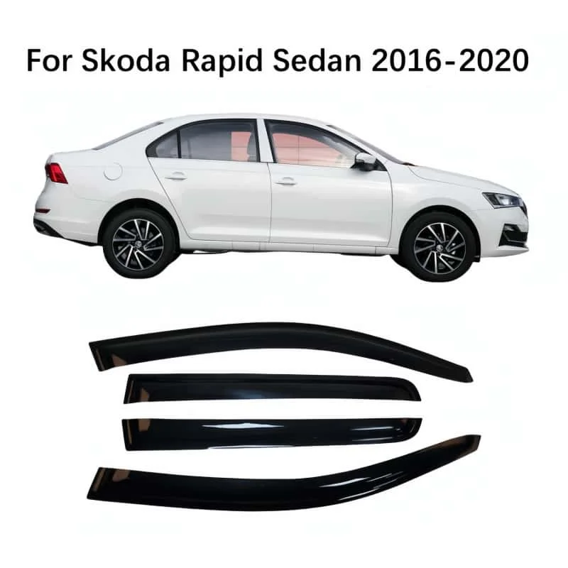 Для Skoda Rapid Sedan 2016-2020 автомобильные аксессуары оконные козырьки дождь