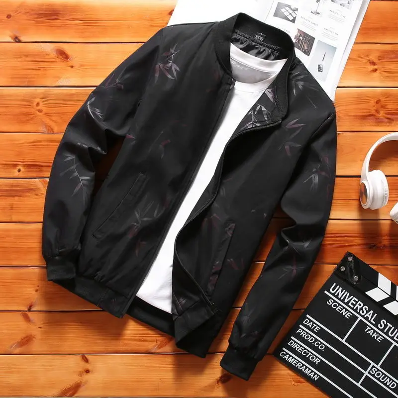 

Men's Windbreaker Bomber Jackets Pilot Military Casual Baseball Coat Male Clothing 2022 Spring Autumn Jacket Men Outwear E290