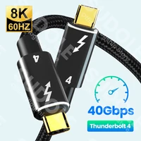 thunderbolt 43 cable usb4 0 40gbps usb c to type c pd 100w 5a 8k60hz fast charging data transfer usb c cable for macbook pro