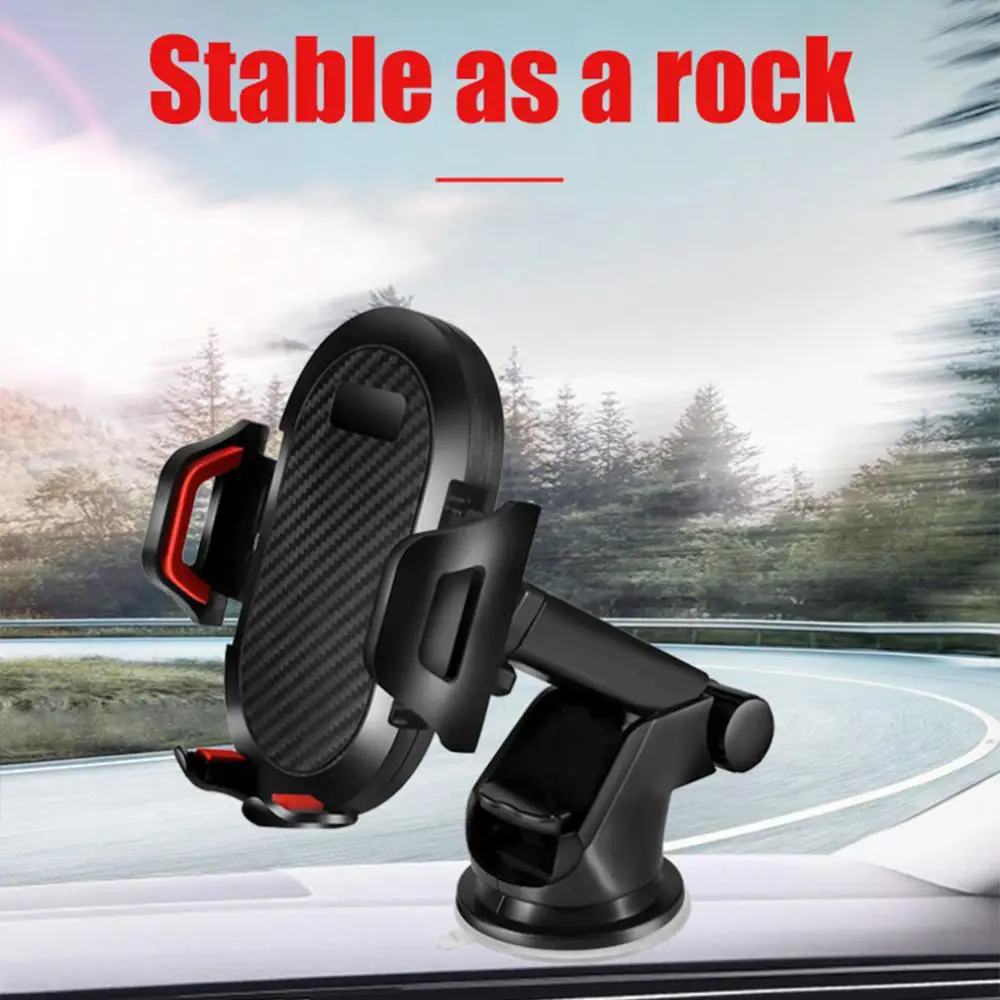 

RYRA Long Arm Automatic Lock Sucker Gravity Car Mobile Phone Holder Stand Air Outlet Mobile Phone Bracket Locking Car-Accessory