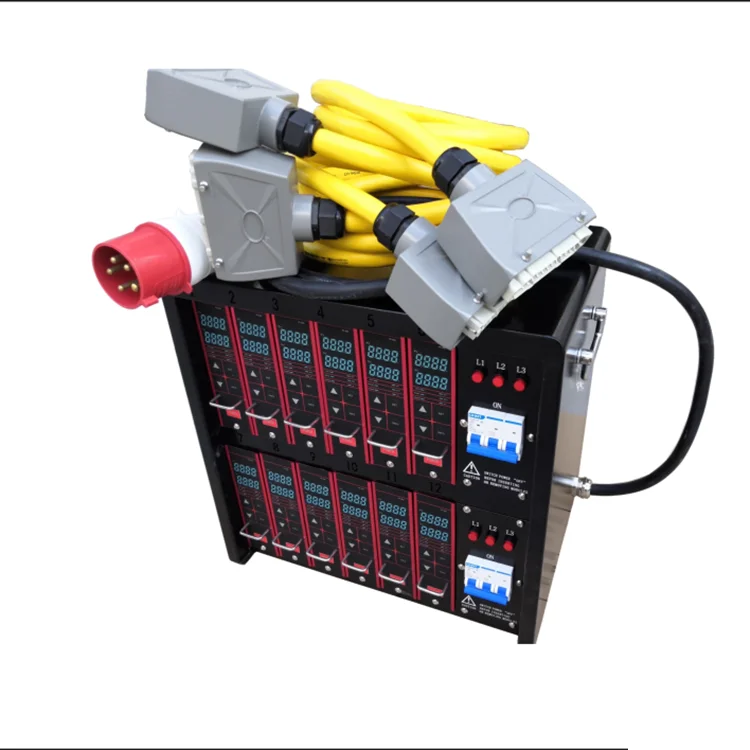 

12 zones hot runner temperature controller for injection mold
