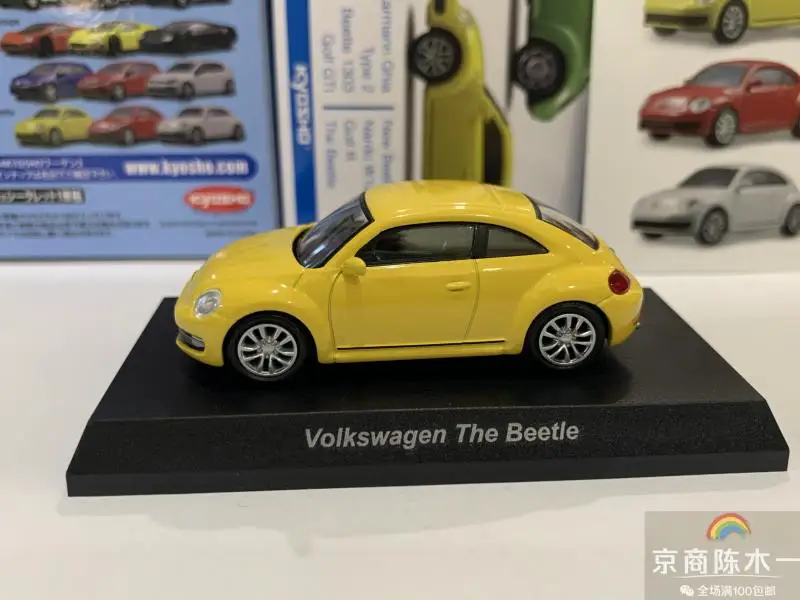 1/64 Kyosho vw The Beetle Collection литая под давлением модель тележки из сплава украшения в