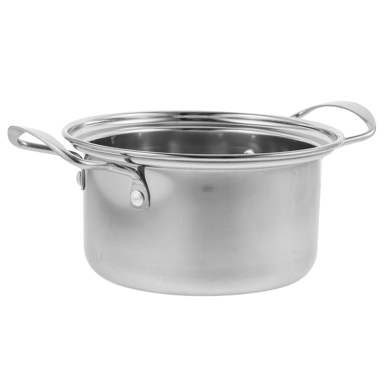

Cookware Small Cooking Pot Household Kitchen Milk Lid Stock 201 Stainless Steel Soup Individual Ramen Cooker