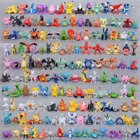 24 144pcs pokemon figures pikachu toys 2 3cm not repeating mini figures model toy kawaii anime figure for kids birthday gifts