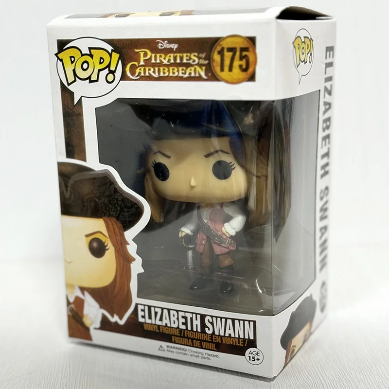 Funko Pop Disney Пираты Карибского моря Элизабет Swann #175 виниловые экшн-Фигурки игрушки