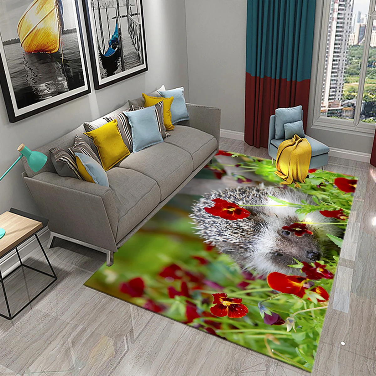 

3D ковер ежик для гостиной спальни