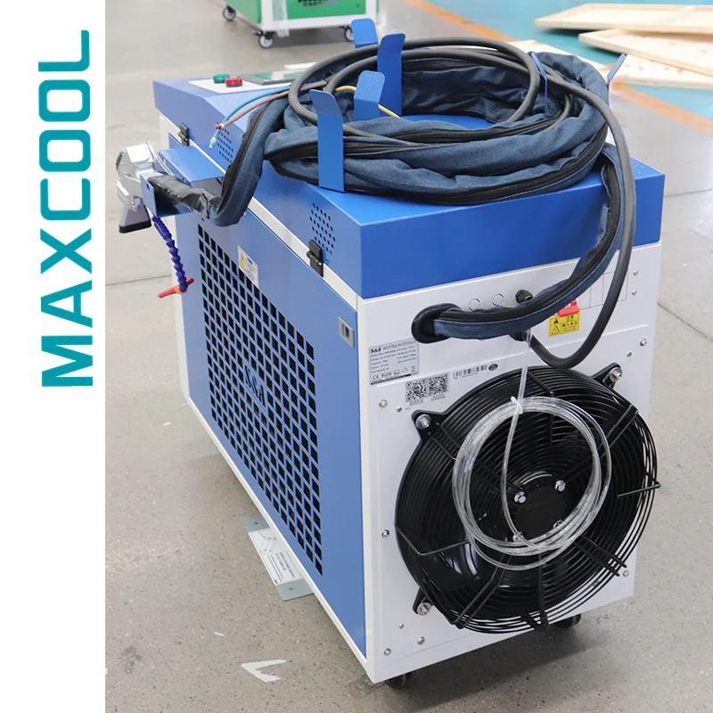 Maxcool Нержавеющая сталь Углеродистая Лазерная чистящая машина Удаление жира из