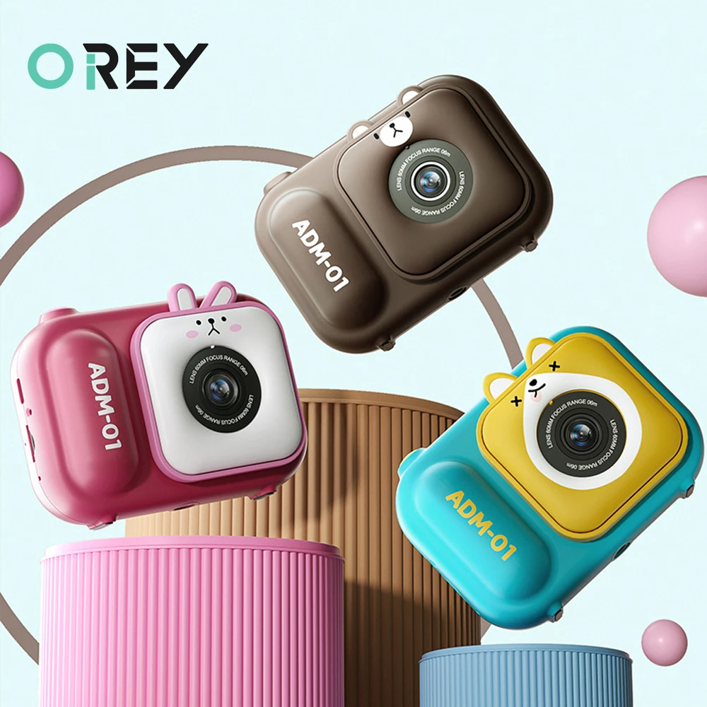 

Cute Children Kids Camera 2.4 Inch Ips HD Screen Child Camera Educational Toys Video Recorder Camera for Children Birthday Gift