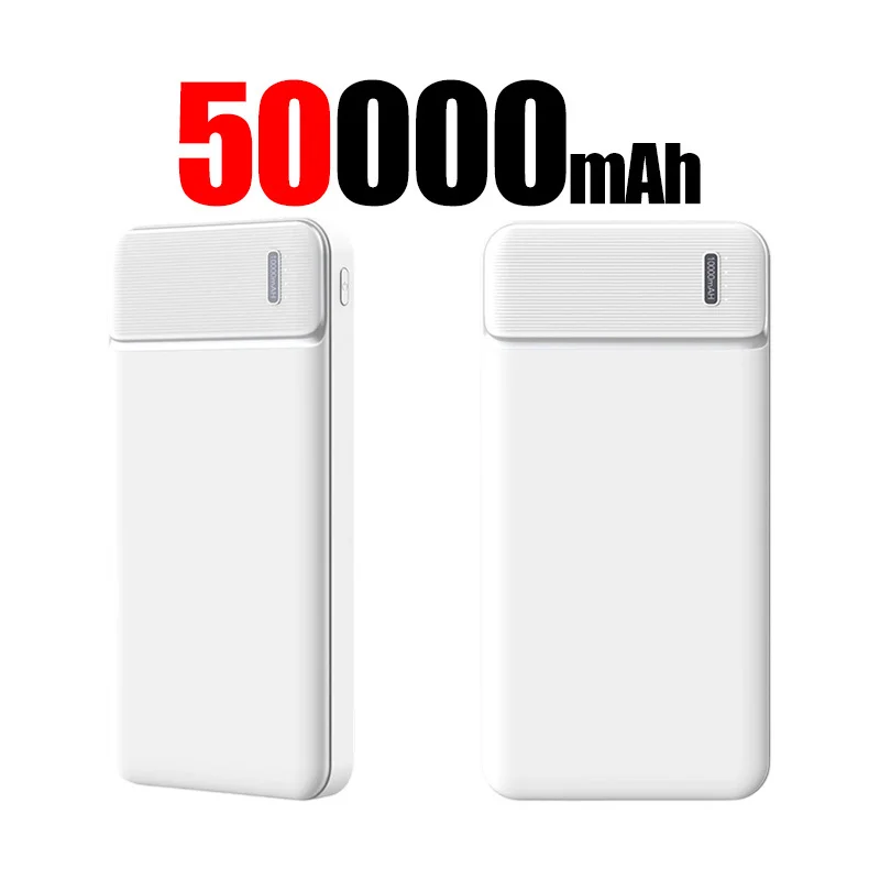 

50000 мАч Power Bank 120 Вт Портативный сверхбыстрый мобильный источник питания Аварийный источник питания большой емкости для IPhone Samsung Xiaom