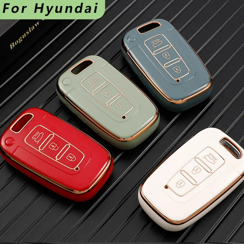 

Car Remote Key Cover Case Fob Holder for Hyundai Accent Elantra Solaris HB20 Veloster SR IX35 i30 for KIA RIO Sportage K2 K3