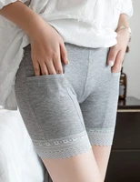 womens safety pants plus big size safety pants for women summer seamless underwear with pocket shorts ladies shorts with lace