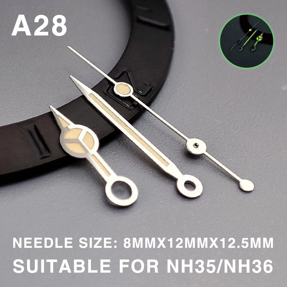 Светящаяся стрелка для часов подходит NH35 NH36 4R аксессуар модификации механизма