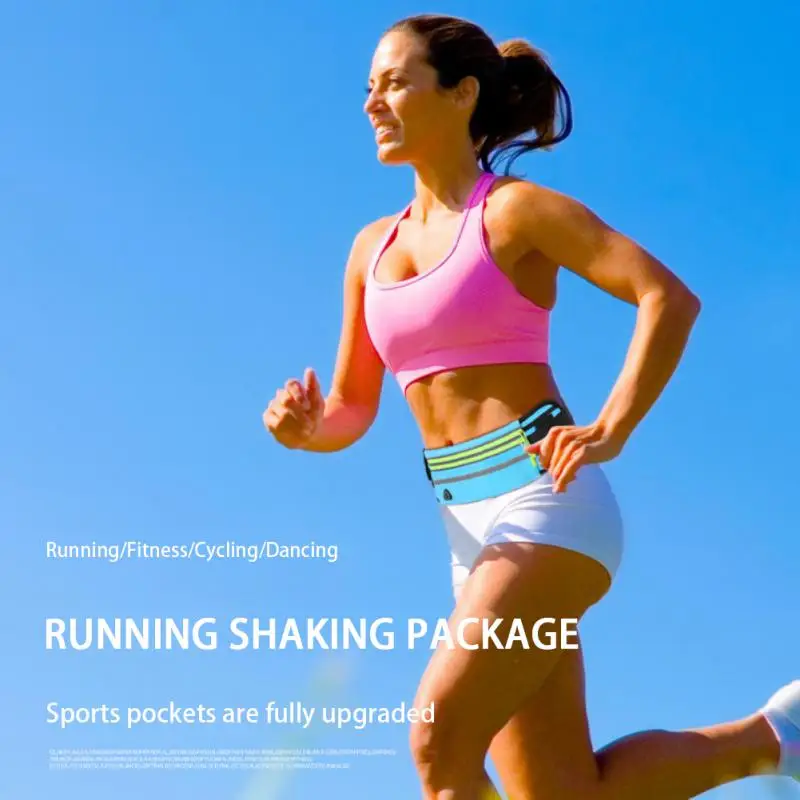 Регулируемая водонепроницаемая сумка для бега ремень Женская дышащая хранения