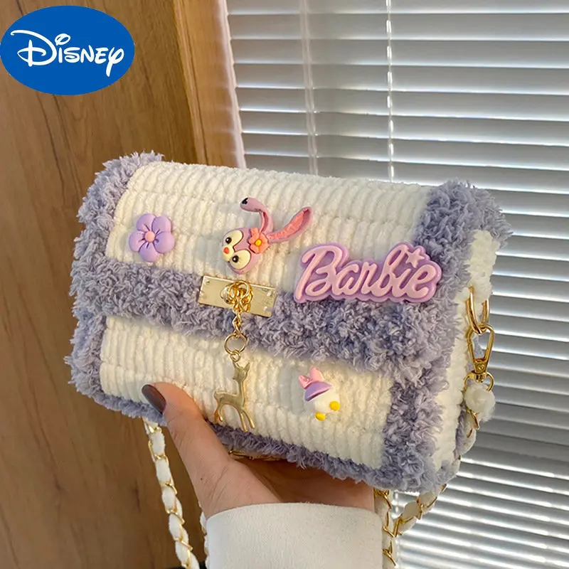 

MINISO Disney Diy Hand-woven Bag Star Dew Homemade Material Bag Hand-woven Valentine's Day Gift for Girlfriend Messenger Bag