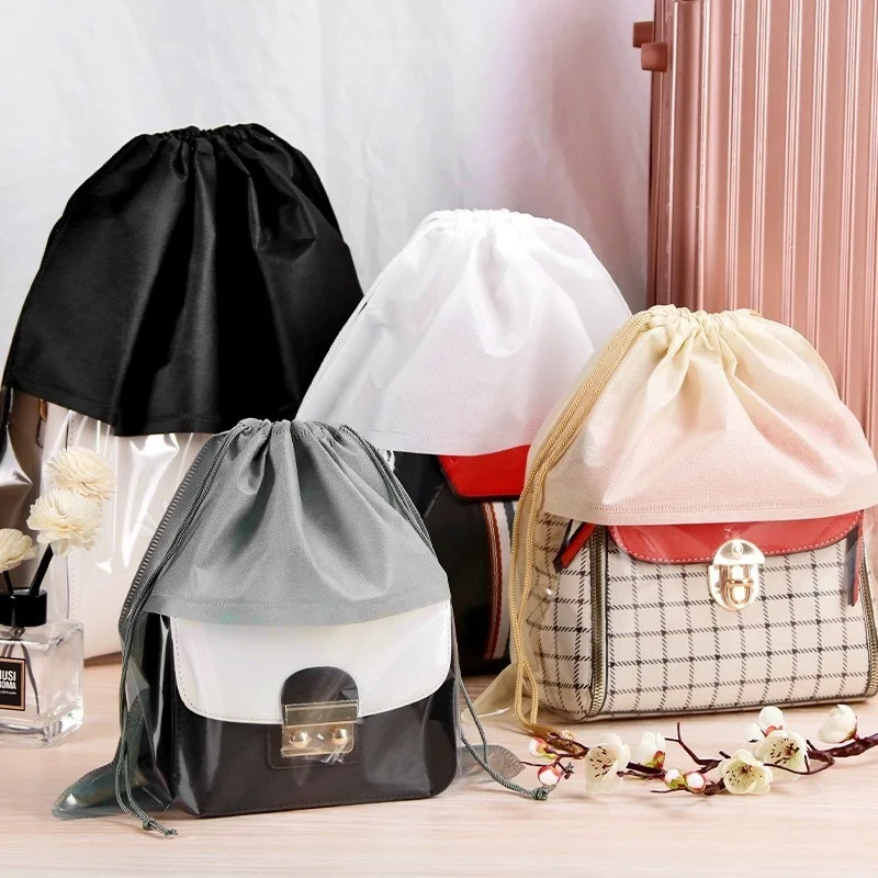 

Convenient Moisture-proof Drawstring Pocket Breathable Dust Bag Durable Multipurpose Packing Bag Tasteless Storage Bag Quality