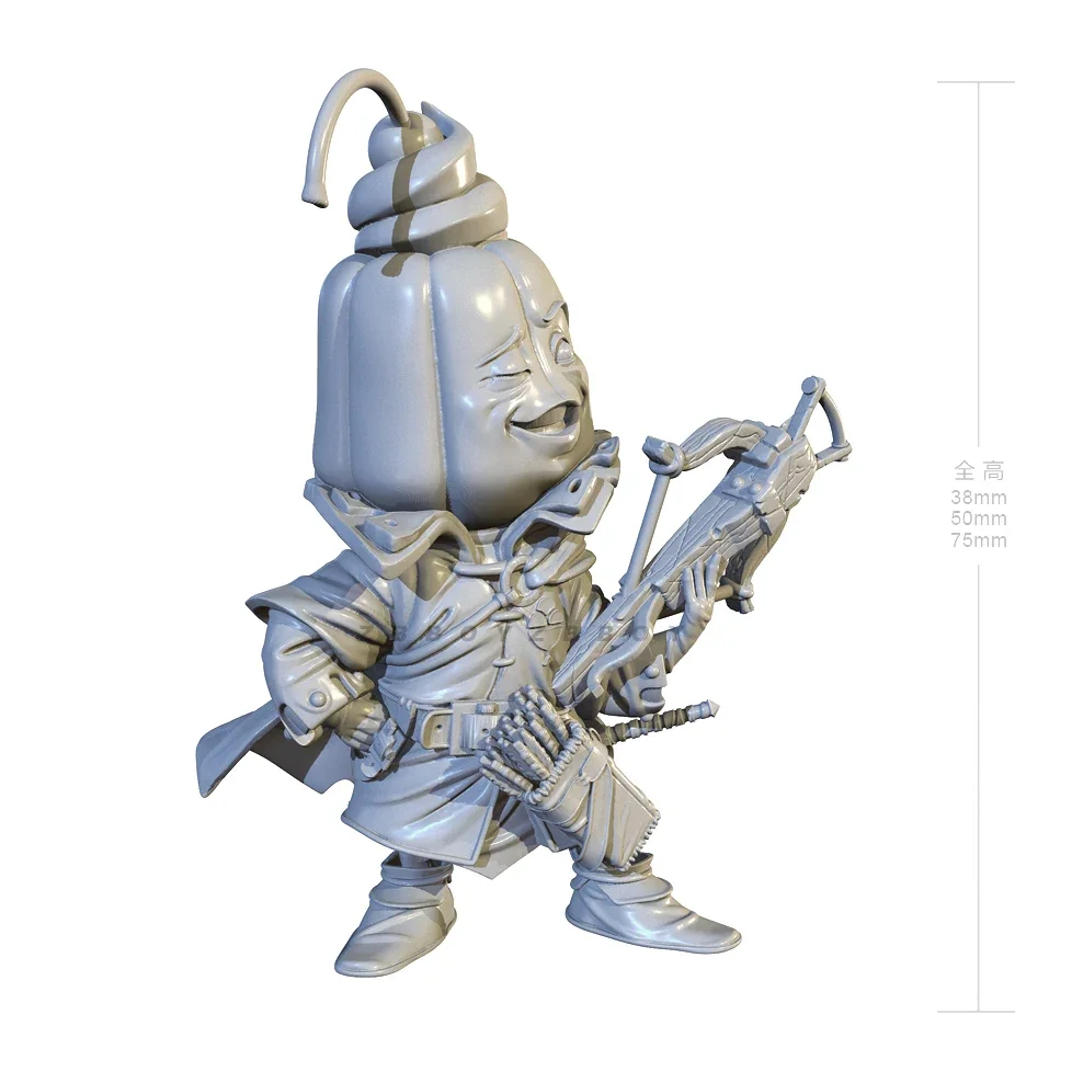 38 мм 50 75 наборы моделей из смолы фигурка бесцветная и самособранная 3D-печать