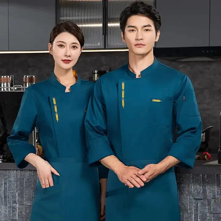 Рисунок 6 - Унисекс пальто шеф-повара с рукавом