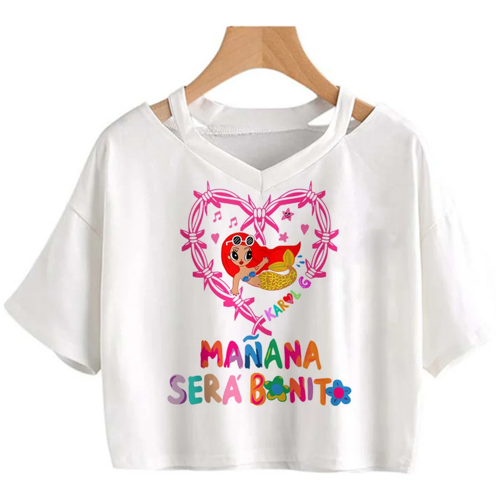 Футболка женская с графическим принтом Завтра Sera Nice Karol g