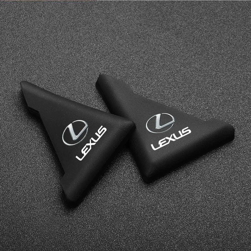 

2pcs Silicone Car Door Corner Cover Bumper Crash Scratch Protector Anti-Scratch Stickers For LEXUS CT200h F sport ES LS IS GS LC