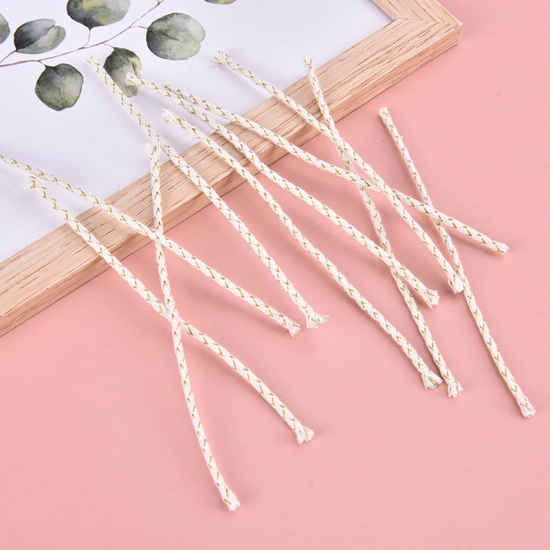 

Cotton Core Wick for Kerosene Alcohol Lamp Durable Wicks for DIY Wheel Kerosene Oil Lighter Candle Making Tools