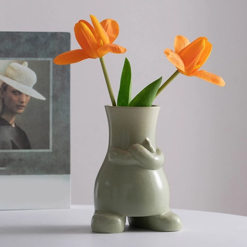 Форма для вазы из эпоксидной смолы силиконовая штукатурка абстрактная цветочная