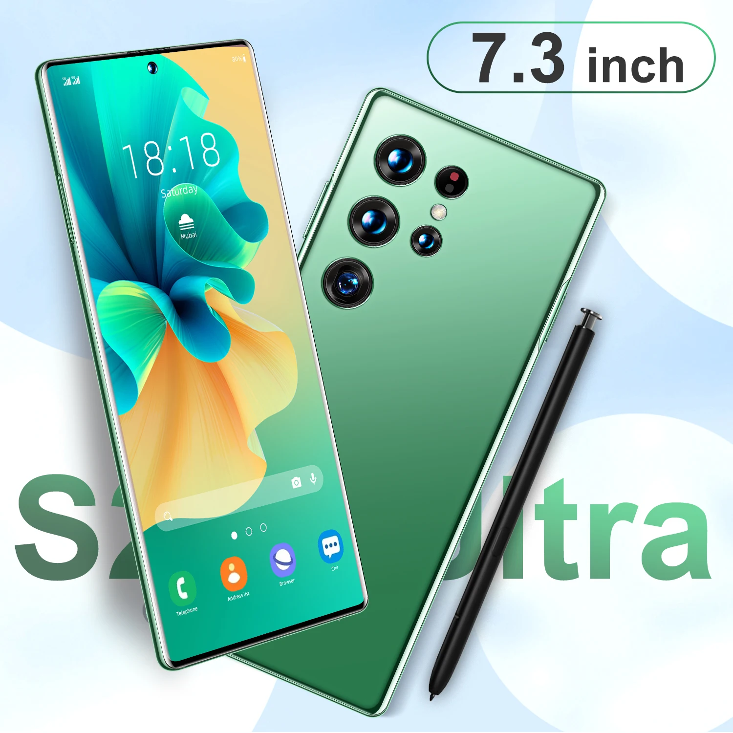 Смартфон с двумя SIM-картами 7 3 дюйма 16 + 1T 888 Мп |