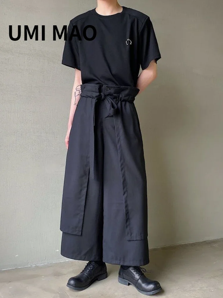 Новинка от UMI MAO Yamamoto темные высококачественные двухслойные Дизайнерские мужские