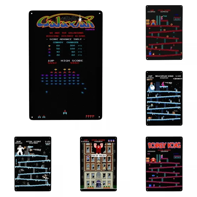 Винтажный Металлический Знак Осла Конга Прямоугольный Настраиваемый Настенный