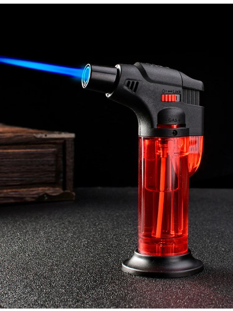 

Barbecue picnic windproof lighter gas lighter refillable adjustable flame inflatable lighter