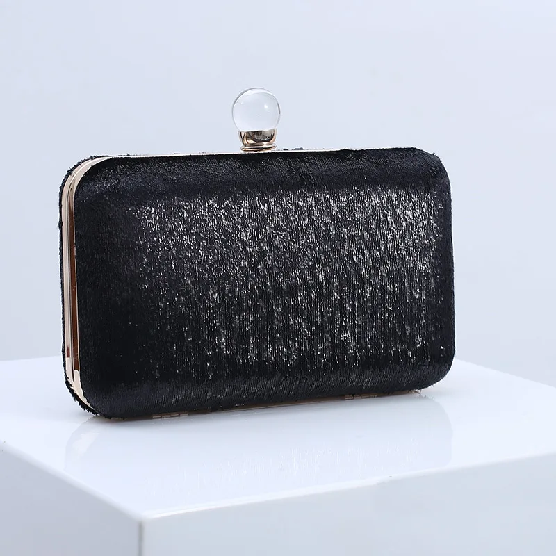 Ladies Elegant Evening Bags 2023 Classic Fashion Clutches Wedding Party Handbags Wine Red Clutch For Women Chain Shoulder Bag