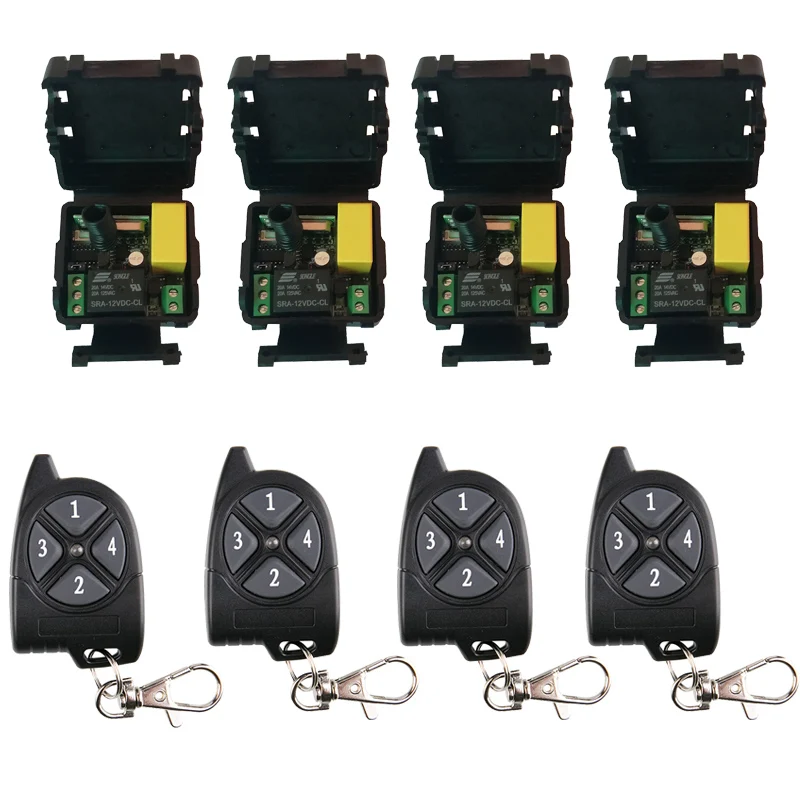 433 МГц AC 220 В 1CH Мини беспроводной радиочастотный пульт дистанционного управления