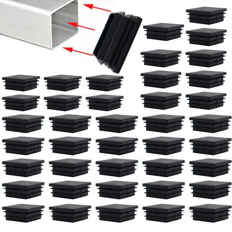 

Square Tubing Inserts Tubing Plug End Inserts Wear Resistant Chair Glide Floor Protectors Fence Post Pipe Caps Cover For Chair