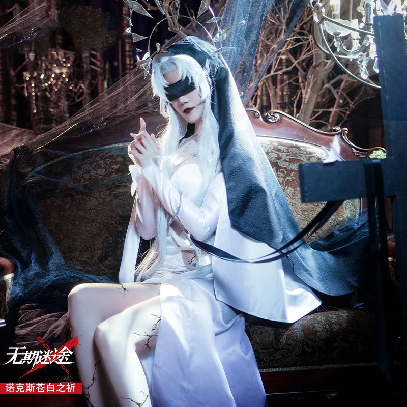 

Anime Path To Nowhere Cosplay Nox Costume Game Suit Fishtail Dress Uniform Women Halloween Party Role Play Clothing Sizes XS-XXL