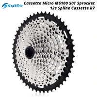 swtxo ms mountain bicycle cassettes 12 speed for shimano m6100 m7100 m8100 flywheel 12v bicycle parts