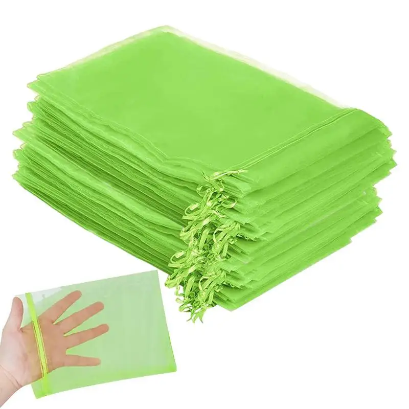 

100 шт., сетчатые мешки для защиты фруктовых деревьев