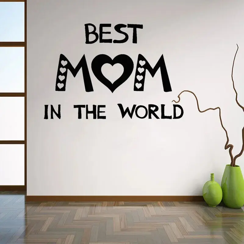 Виниловая наклейка с мотивами родителей подарок маме настенные стикеры Фреска