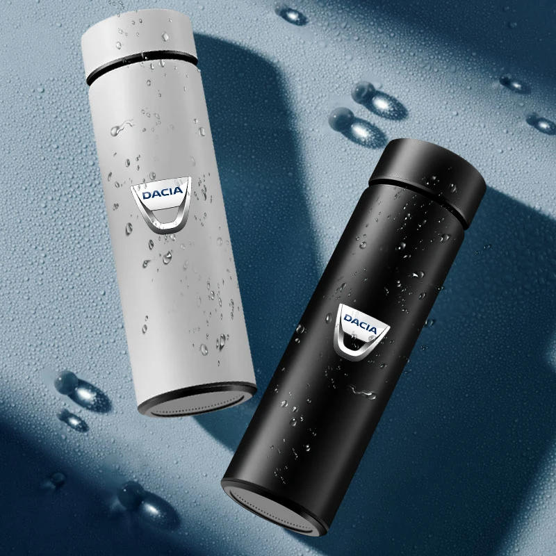 

Portable Car Smart Thermos Bottle with Temperature Display for Dacia Duster Logan Sandero 2 Mcv Sandero MK Cilo Stepway Dokker