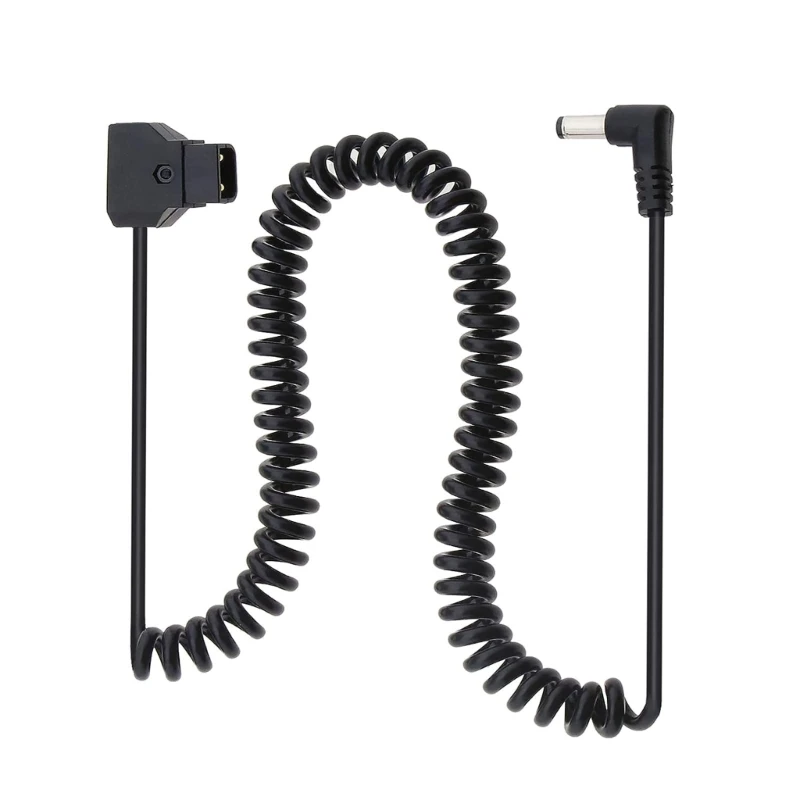 Портативный D-Tap F3MA для шнура питания под прямым углом DC5.5x2.1MM с прямоугольными разъемами для аксессуаров для камер Bmcc