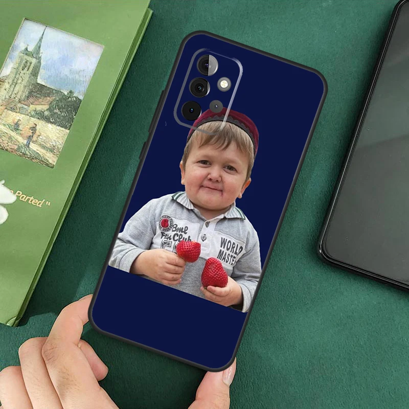 Забавный чехол для телефона Hasbulla Samsung Galaxy A55 A35 A25 A15 A16 A05 A06 A53 A33 A22 A32 A52 A14 A34 A54