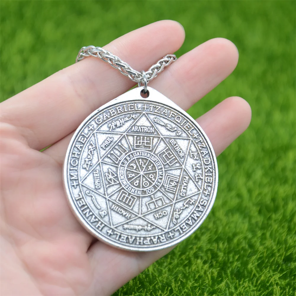 Фото Мужское ожерелье Seal Of Seven Archangel Saint Michael подвеска сигил №2