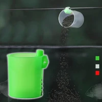 3 color carp pole pots pp material pellet cup fishing rod clip feeder cup feeding pot bait accessory