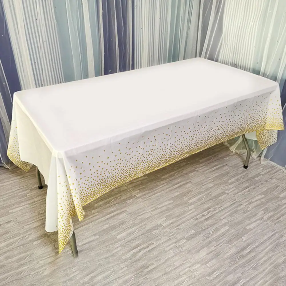 Disposable Table Cloth Rectangle Table Runner Waterproof Wed