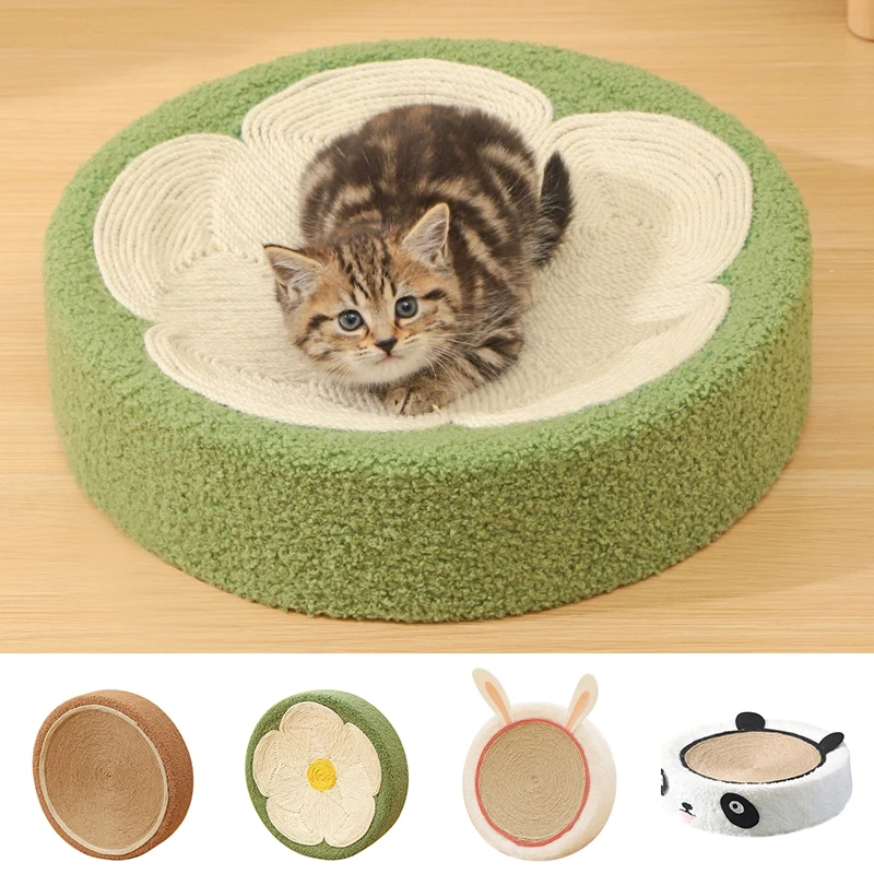 

Cute Round Accesorios Cat Bed Bed Anti Shape Cat Cat Cat Scratch In Scratching Paw 1 Scratch Scratcher Gatos Toy Protection 2