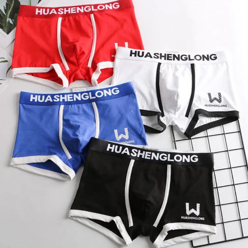 3Pcs/Lot Boxershorts Men Boxers Male Underwear Man Panties Cotton Soft Short Boxer Mens Breathable Boxer Underpants Comfortable