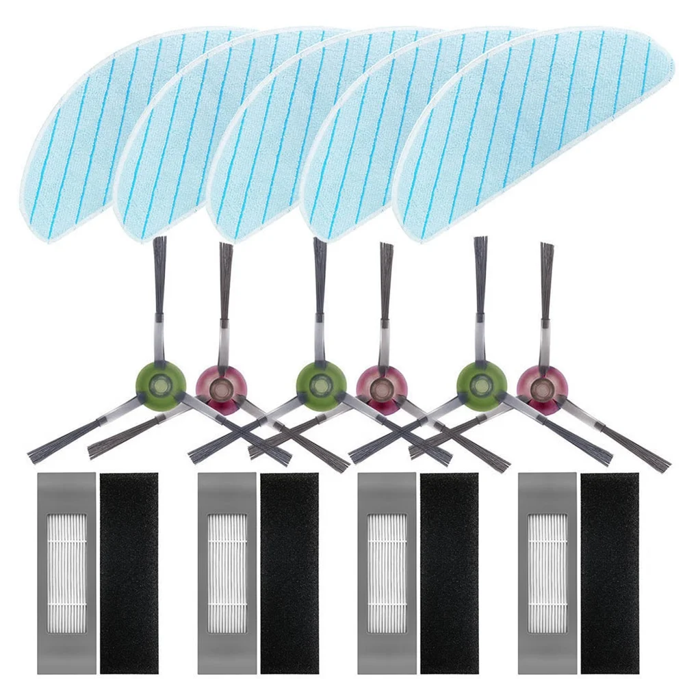 

15 шт., аксессуары для уборки Ecovacs Sweeper T9 T9max T9power T10