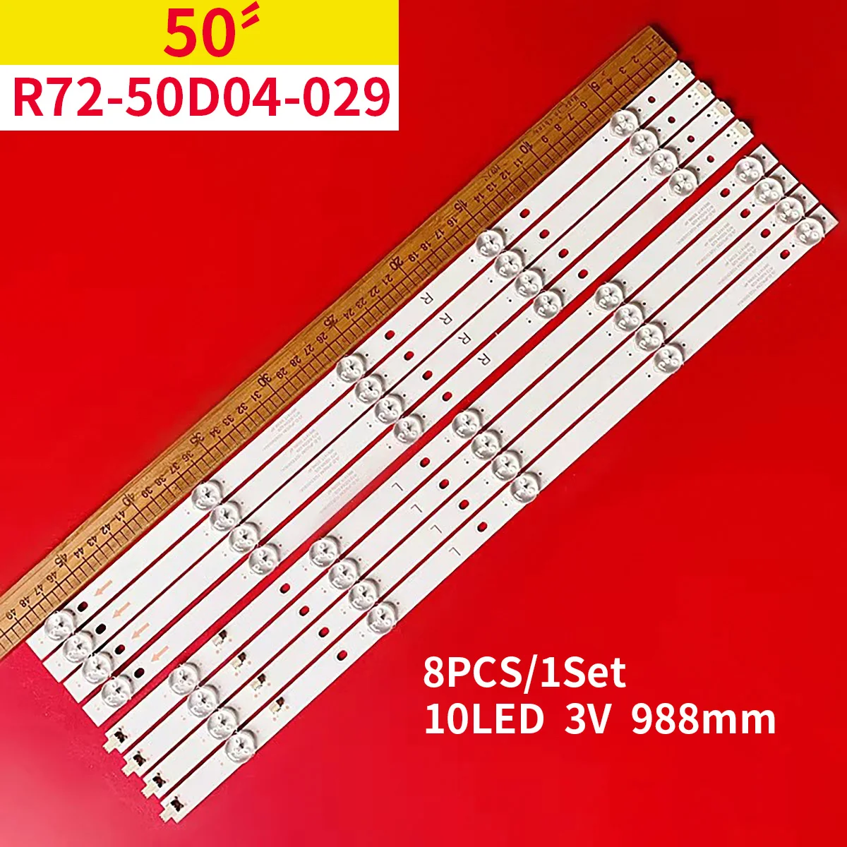 4pcs светодиодный (00711) (00804) JS-D-JP50DM-102ED 988141t. 30066.4p SN50LEDJ203 AXEN AX50LEDJ203 R72-50D04-029